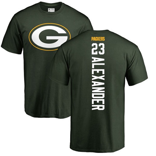 Men Green Bay Packers Green #23 Alexander Jaire Backer Nike NFL T Shirt